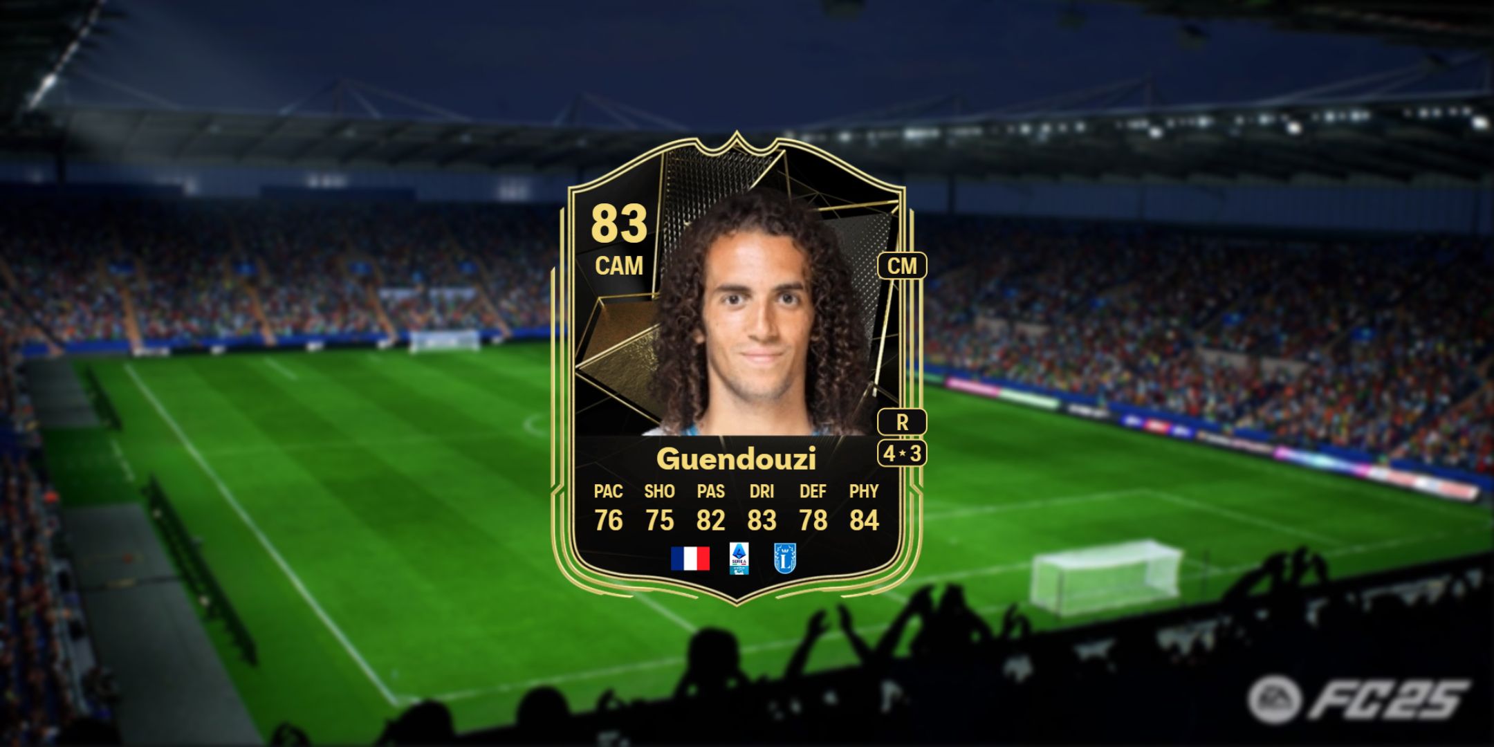 Matteo Guendouzi in EA Sports FC 25.