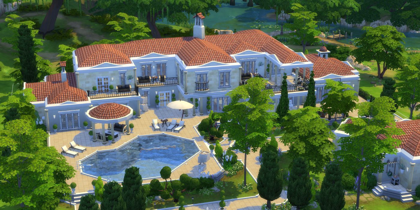 The Sims 4 Mediterranean Mansion