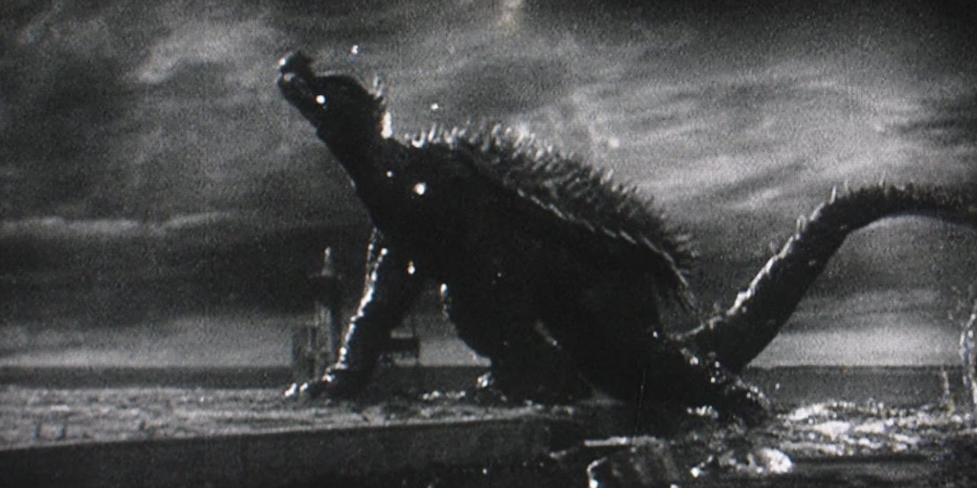 Anguirus gets ready to fight Godzilla in his first appearance.