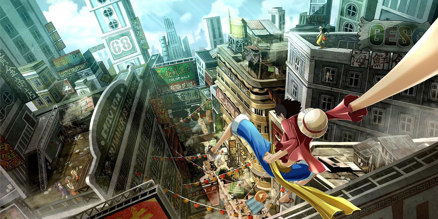 A city in One Piece World Seeker