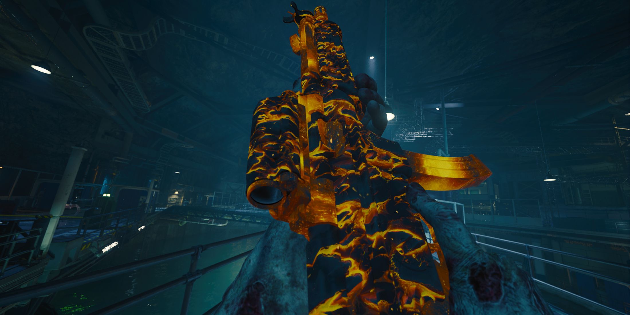 Screenshot showcasing the C9 in Black Ops 6 Zombies 