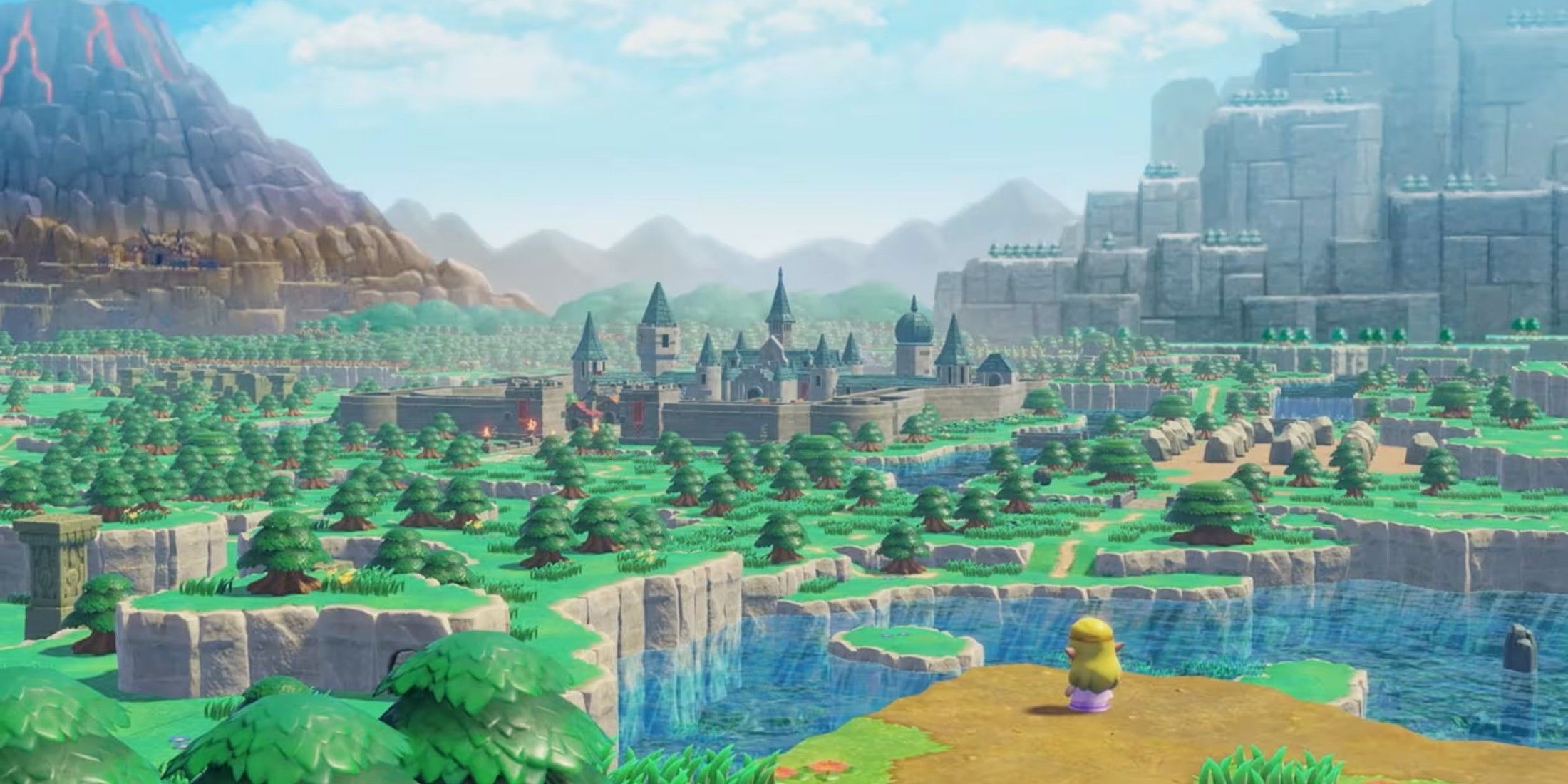 Princess Zelda gazing out at Hyrule in The Legend Of Zelda: Echoes Of Wisdom