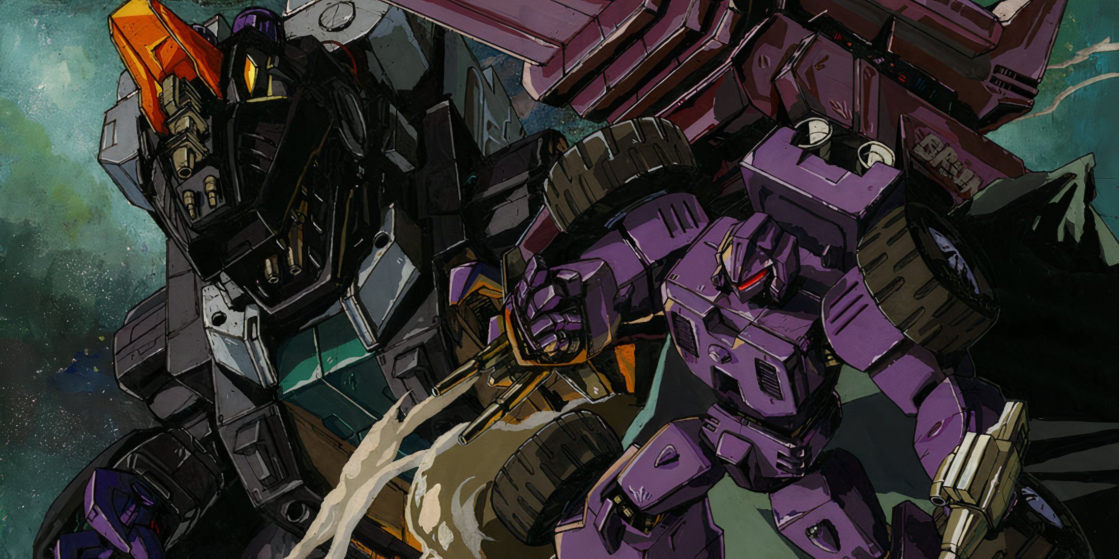 Trypticon and Shockwave