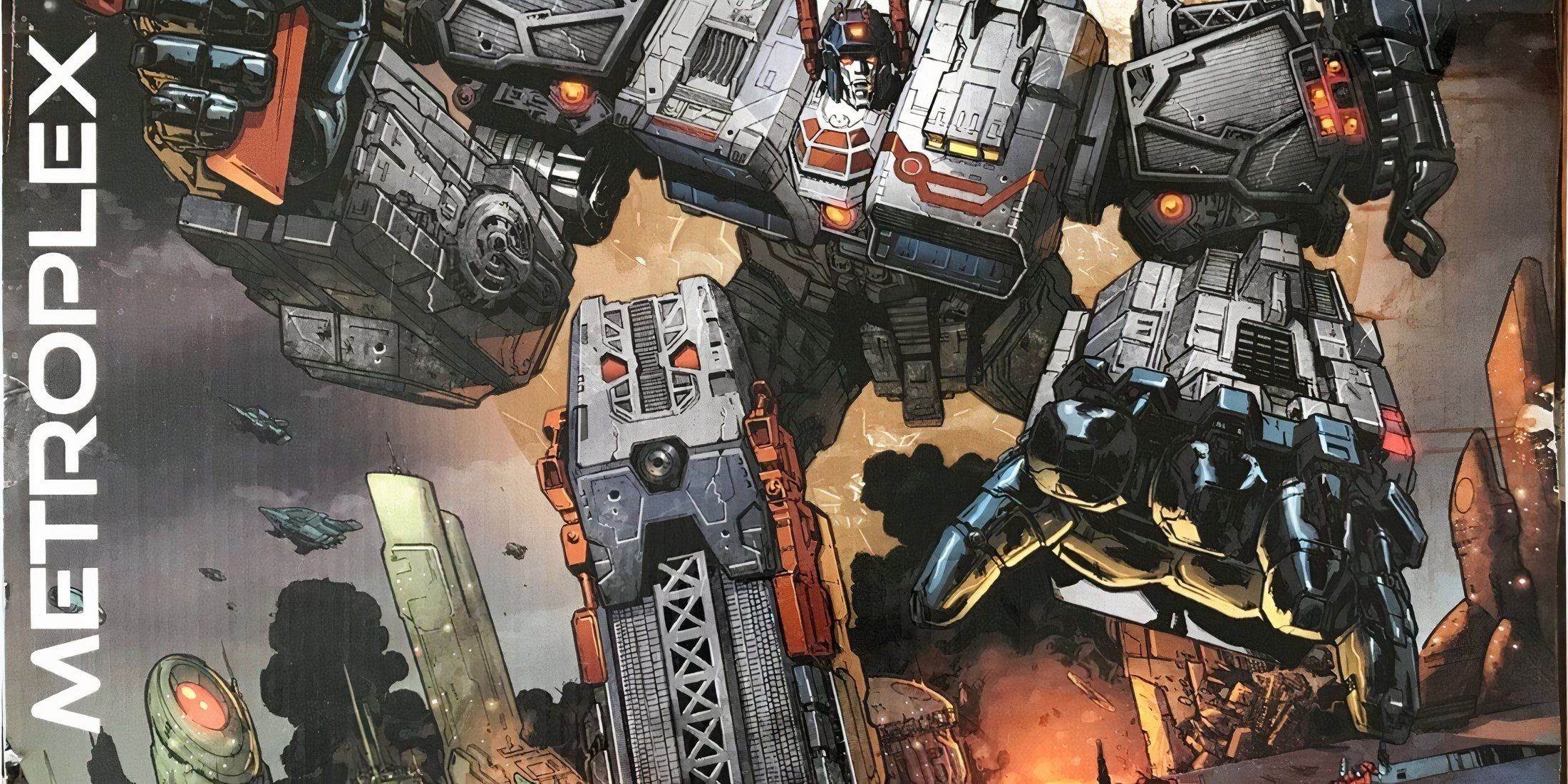 Metroplex in battle