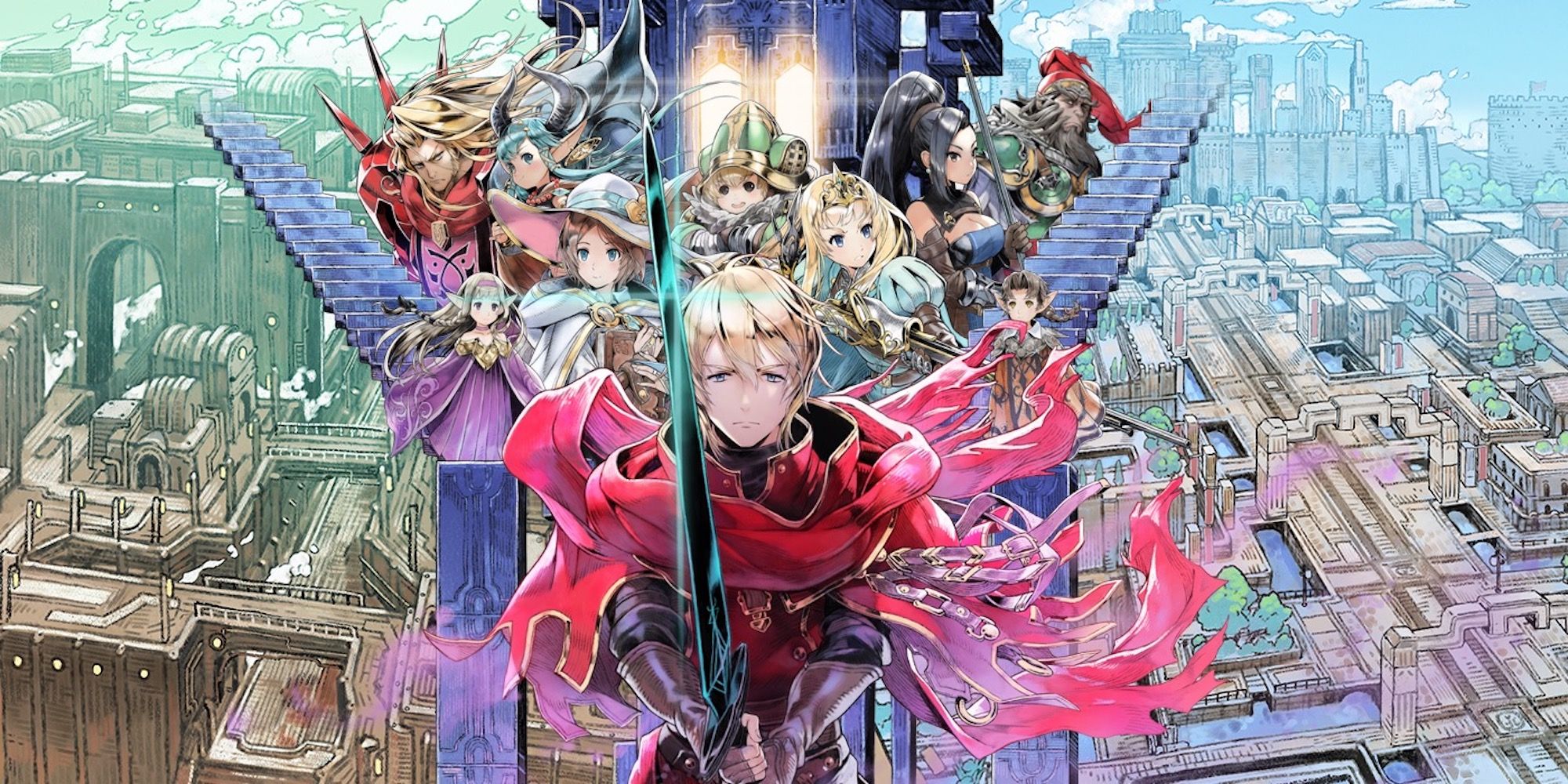 Promo art featuring characters in Radiant Historia