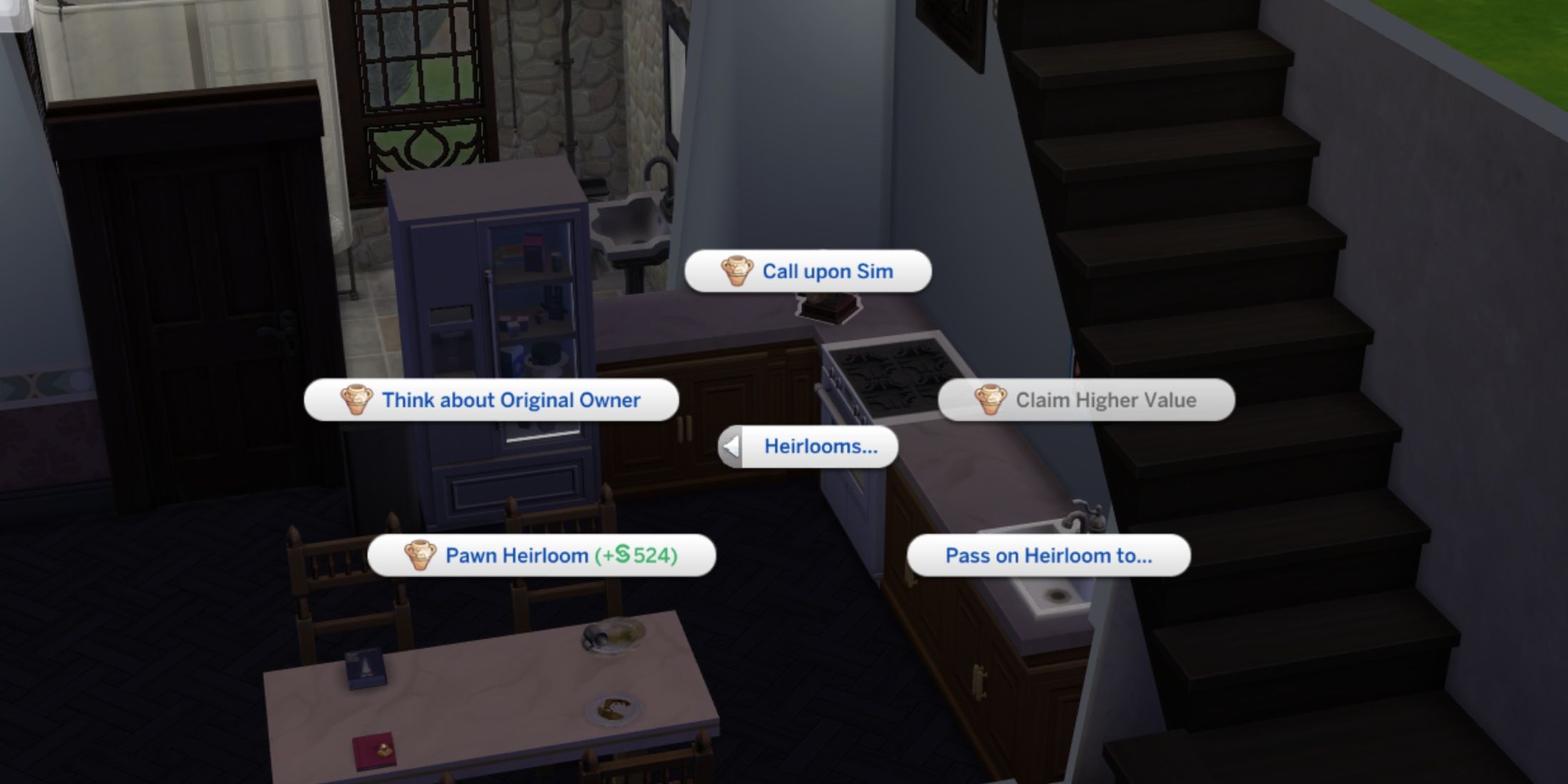 heirloom interactions post will the sims 4