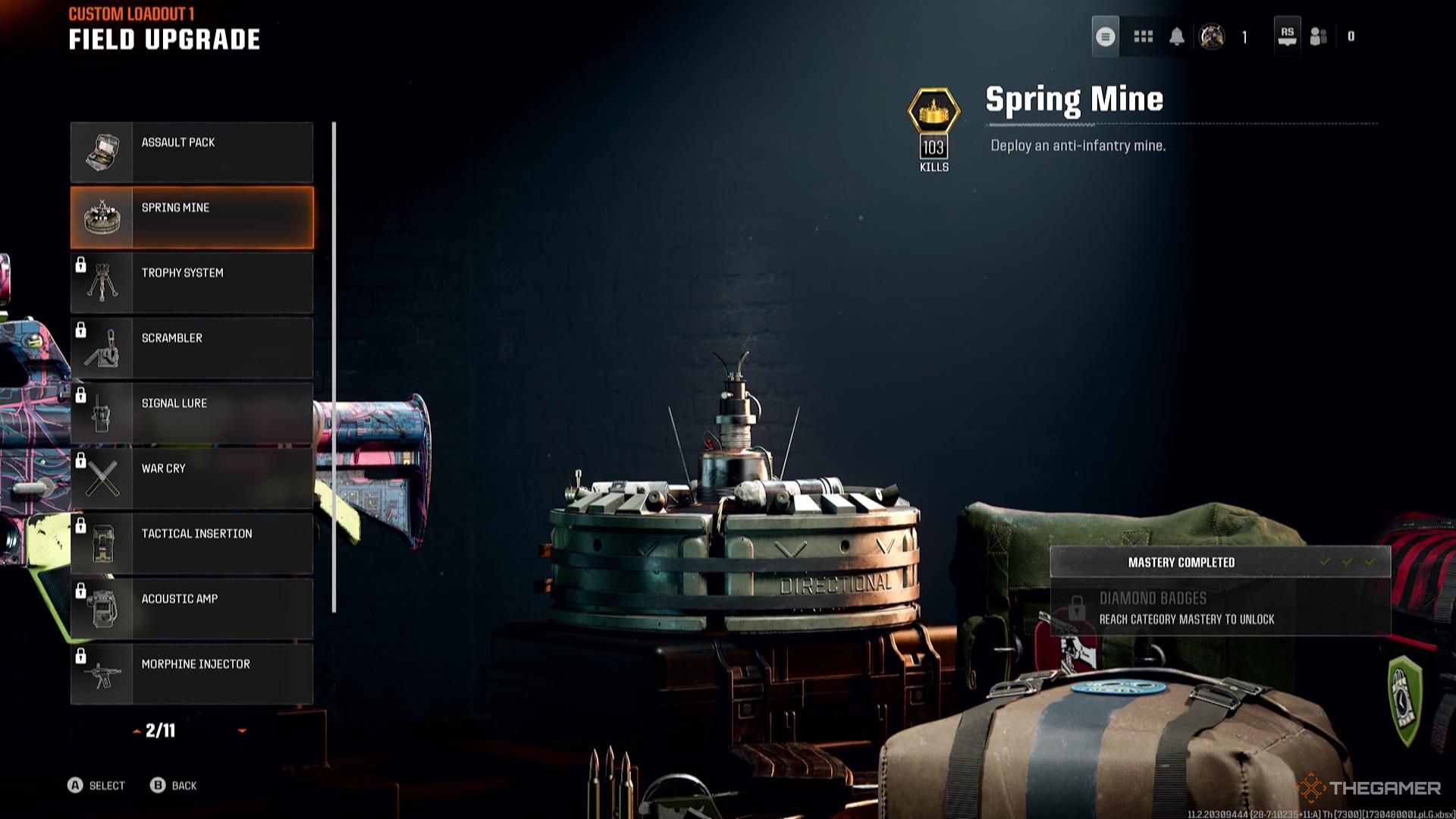 The Spring Mine in Call of Duty: Black Ops 6.