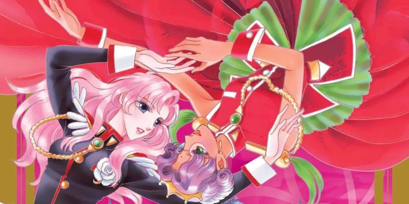 Utena and Anthy in Revolutionary Girl Utena