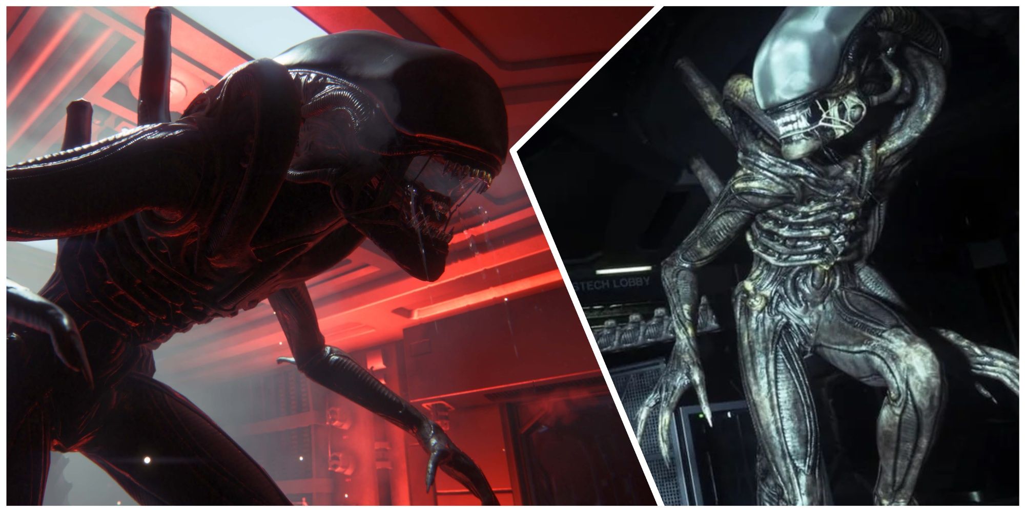 Xenomorphs attacking in Alien: Isolation