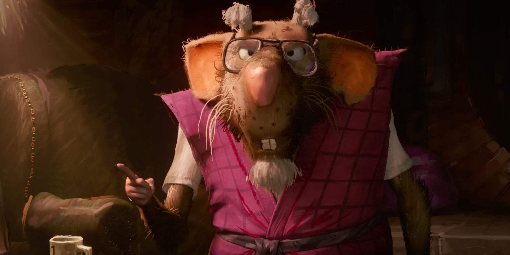 Splinter in Teenage Mutant Ninja Turtles Mutant Mayhem