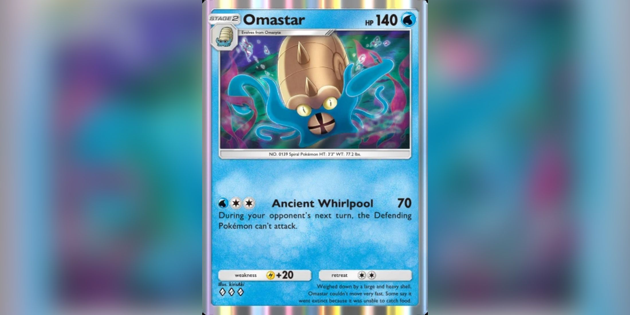 Pokemon TCG Pocket Omastar