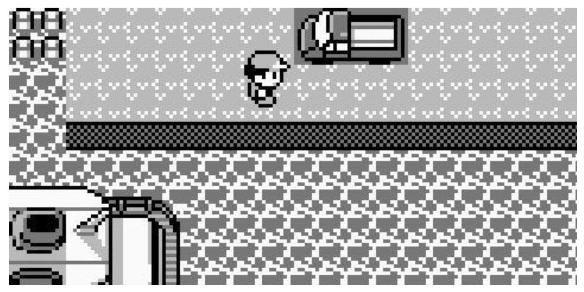 A Truck that mew is allegedly under (its not) in Pokemon Red