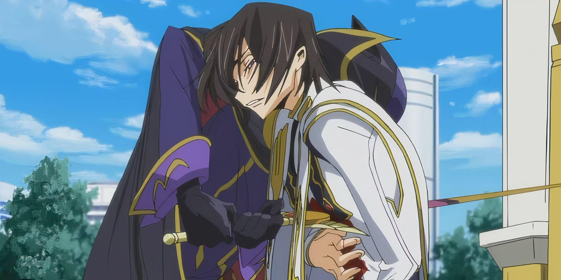 Lelouch being killed at the hands of zero (himself) to give the world a chance to unite.