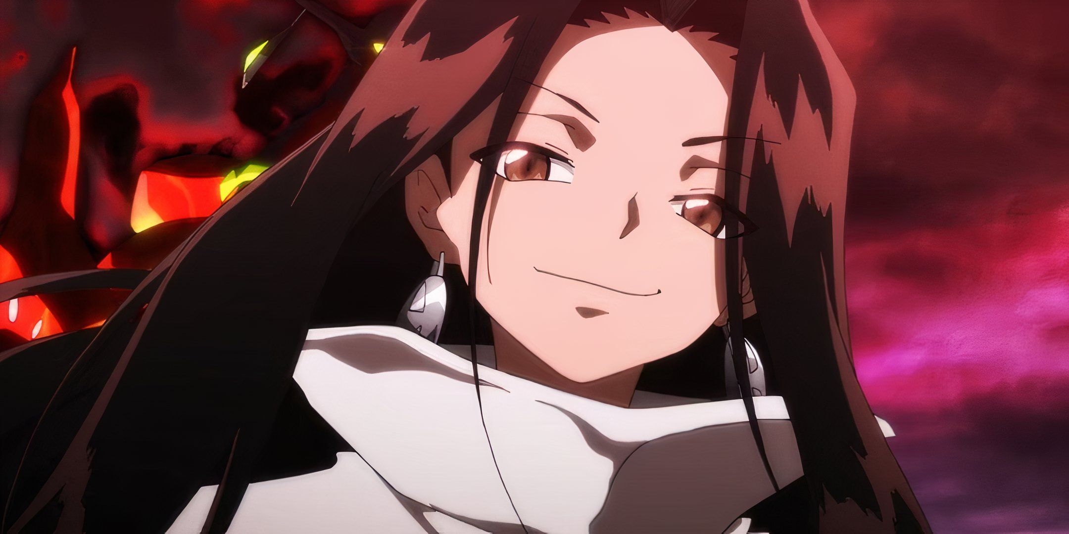 Asakaru Hao smiling from the Shaman King anime.