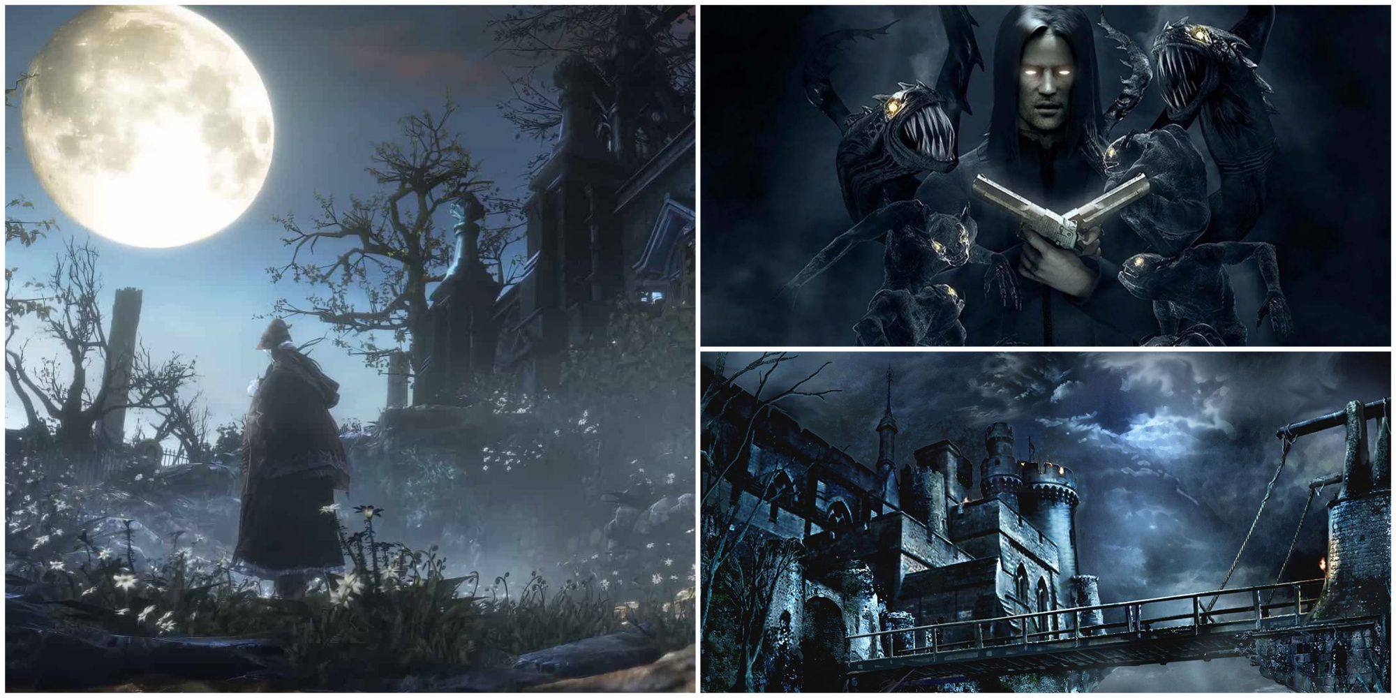 Best Urban Gothic Games- Bloodborne The Darkness Resident Evil 4