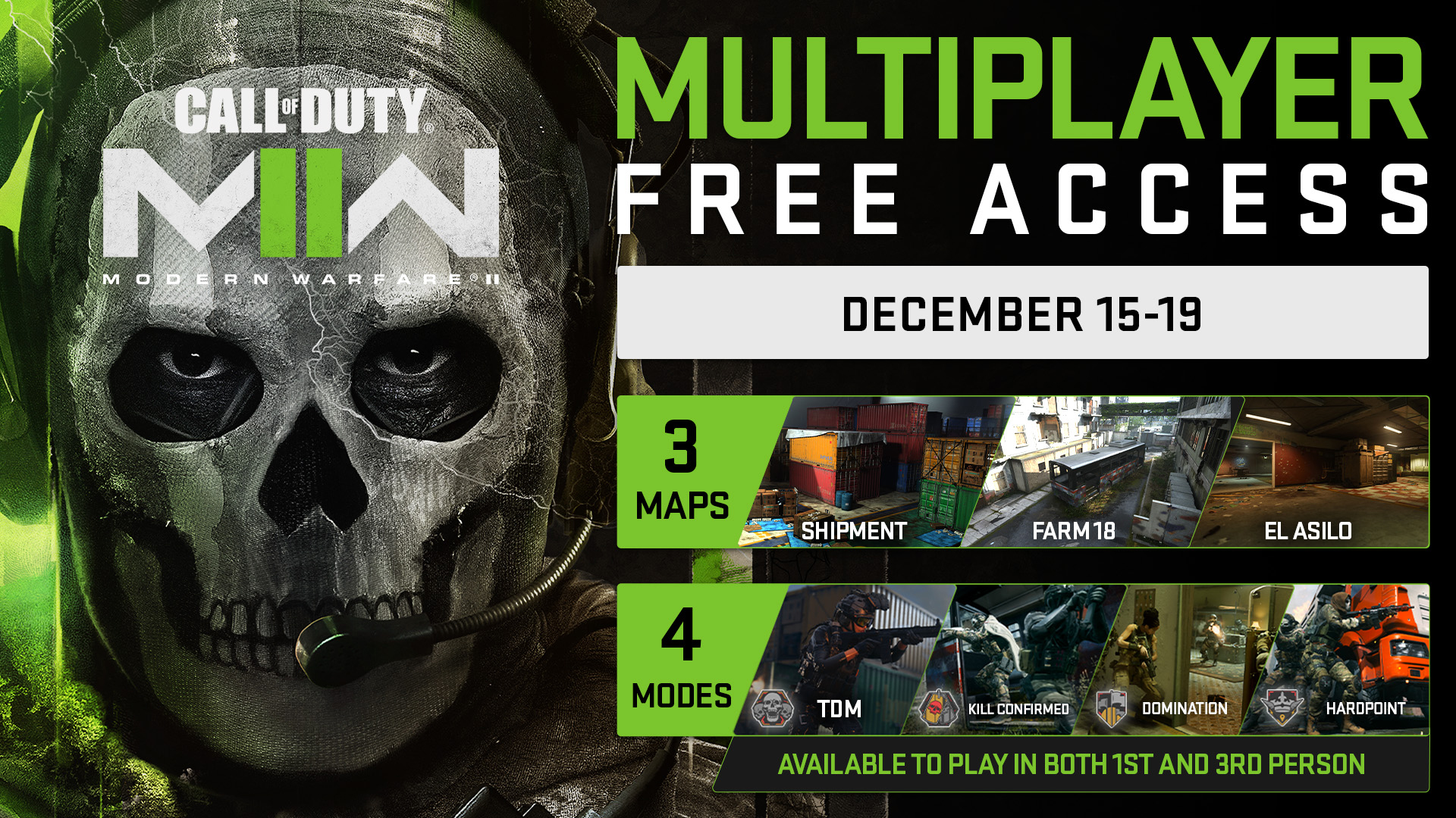 Modern Warfare® II Five-Day Free Access