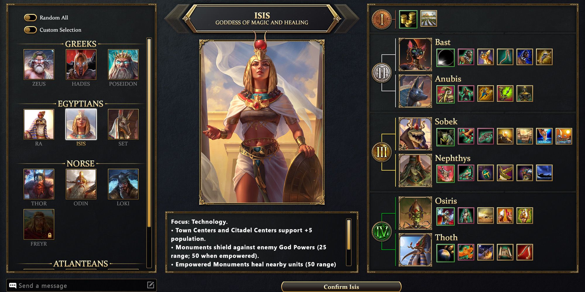 Age of Mythology Pantheons Egypt Isis-1