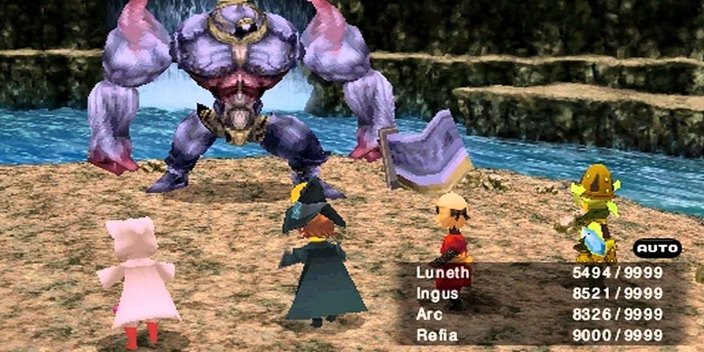 Final Fantasy III PSP Iron Giant