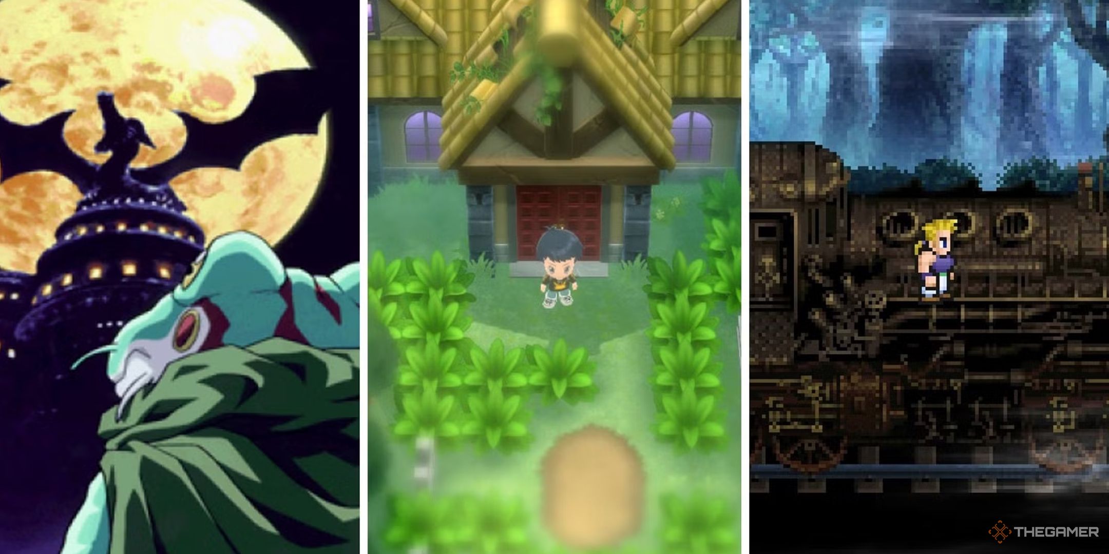 Spooky JRPG Locations Chrono Trigger, Pokemon Diamond, Final Fantasy 6