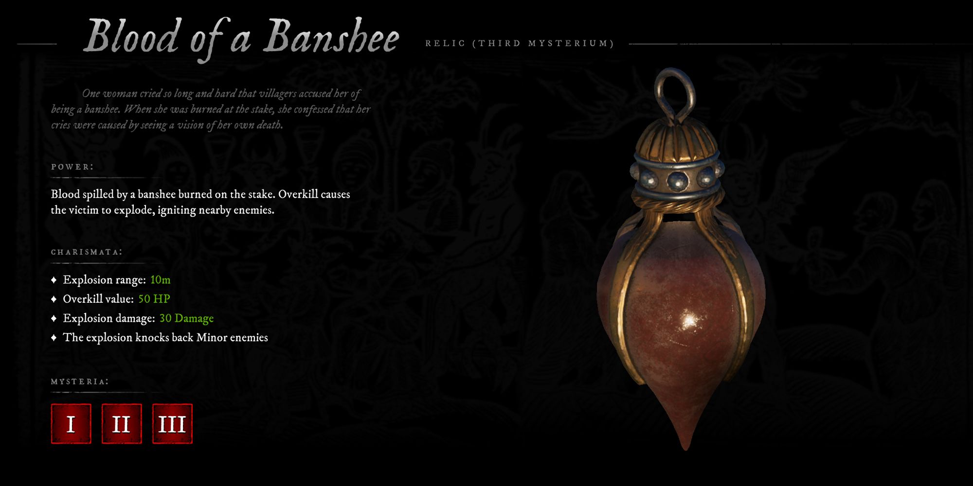 Witchfire - Blood of a Banshee Relic