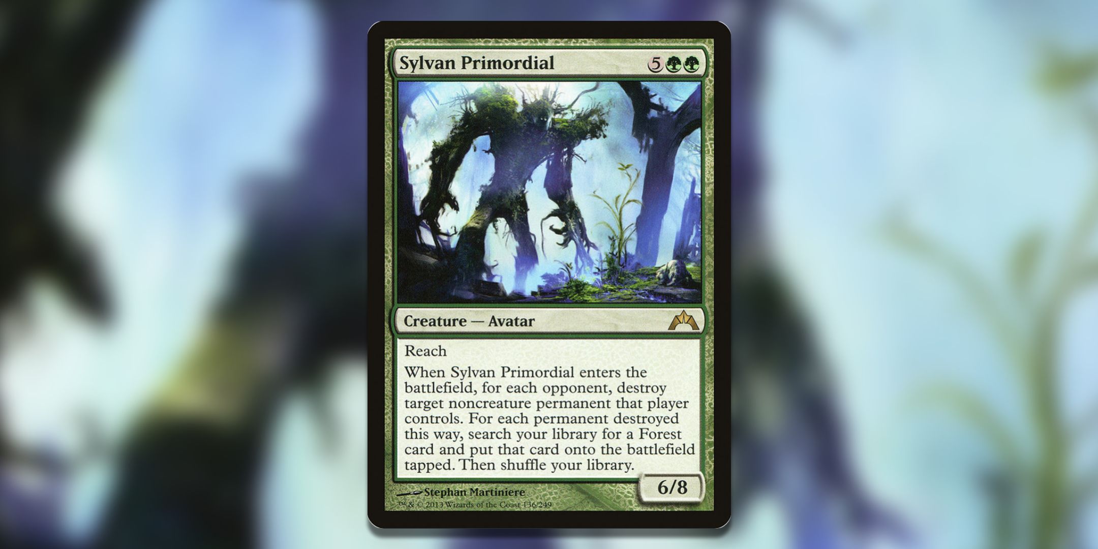 The Magic: The Gathering card Sylvan Primordial.