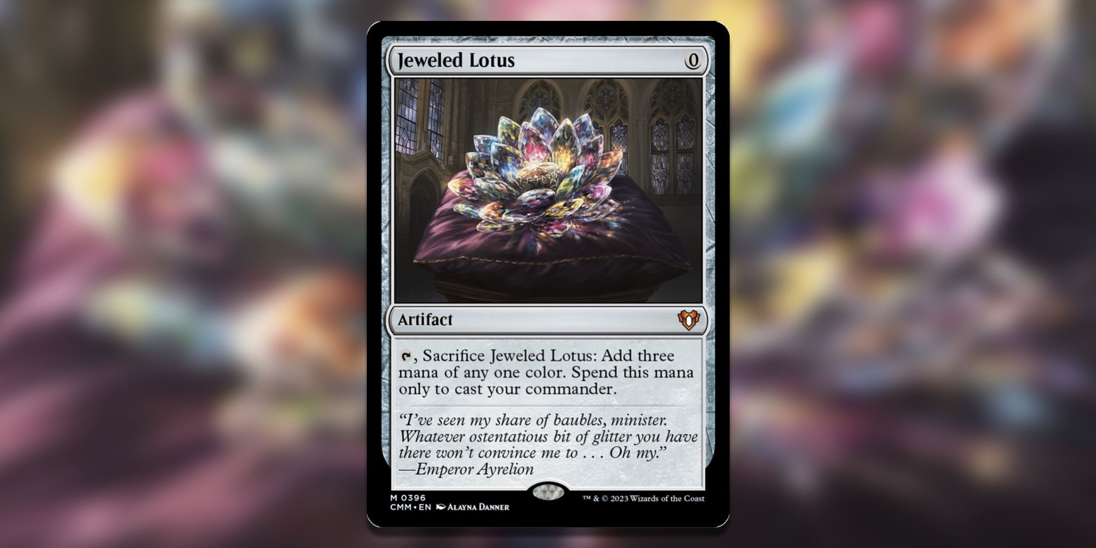 The Magic: The Gathering card Jeweled Lotus.