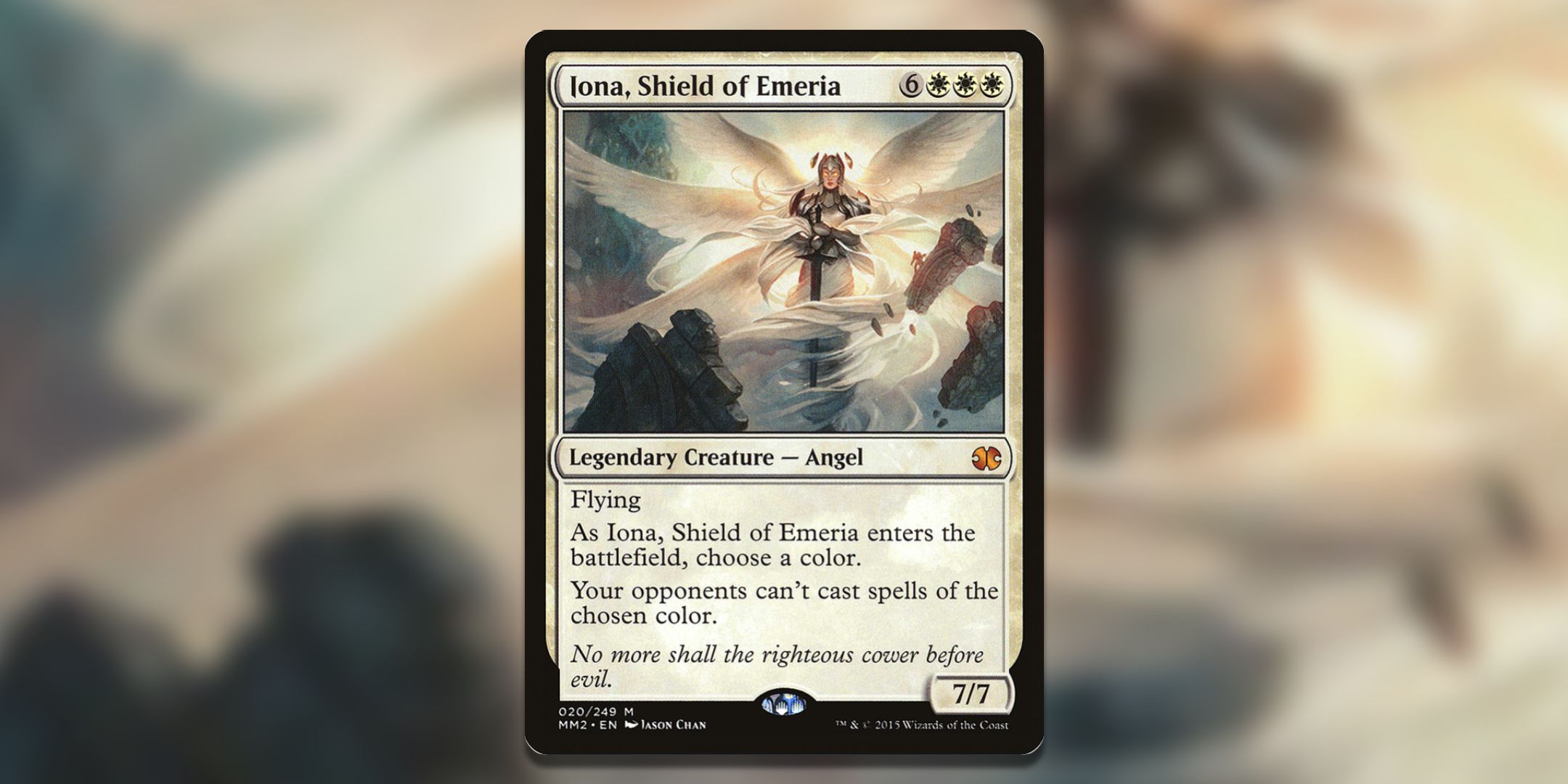 The Magic: The Gathering card Iona, Shield of Emeria.