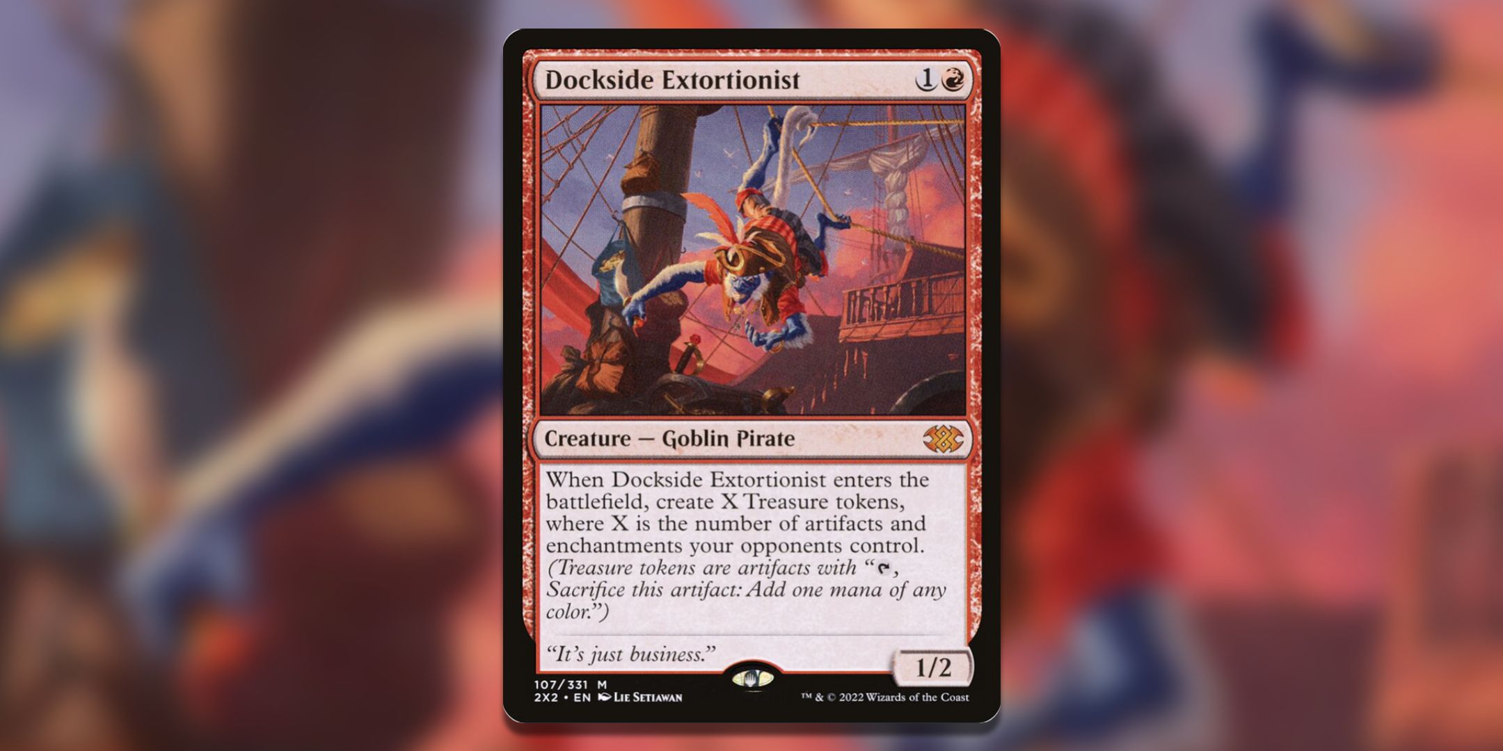 The Magic: The Gathering card Dockside Extortionist.