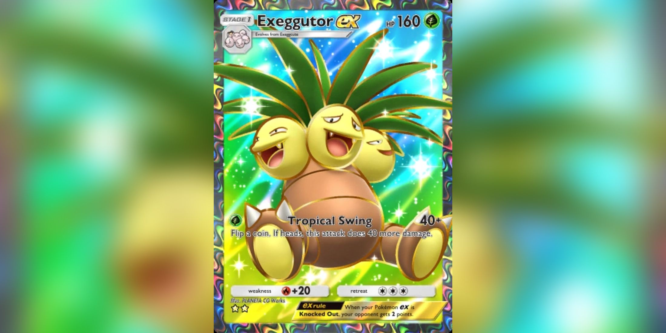 Pokemon TCG Pocket Exeggutor EX