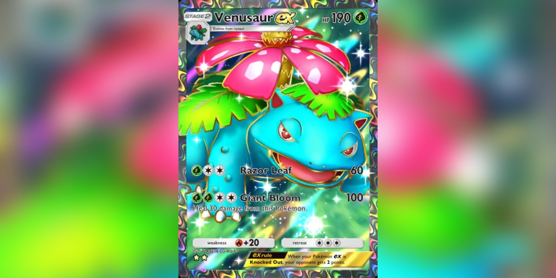 Pokemon TCG Pocket Venusaur EX