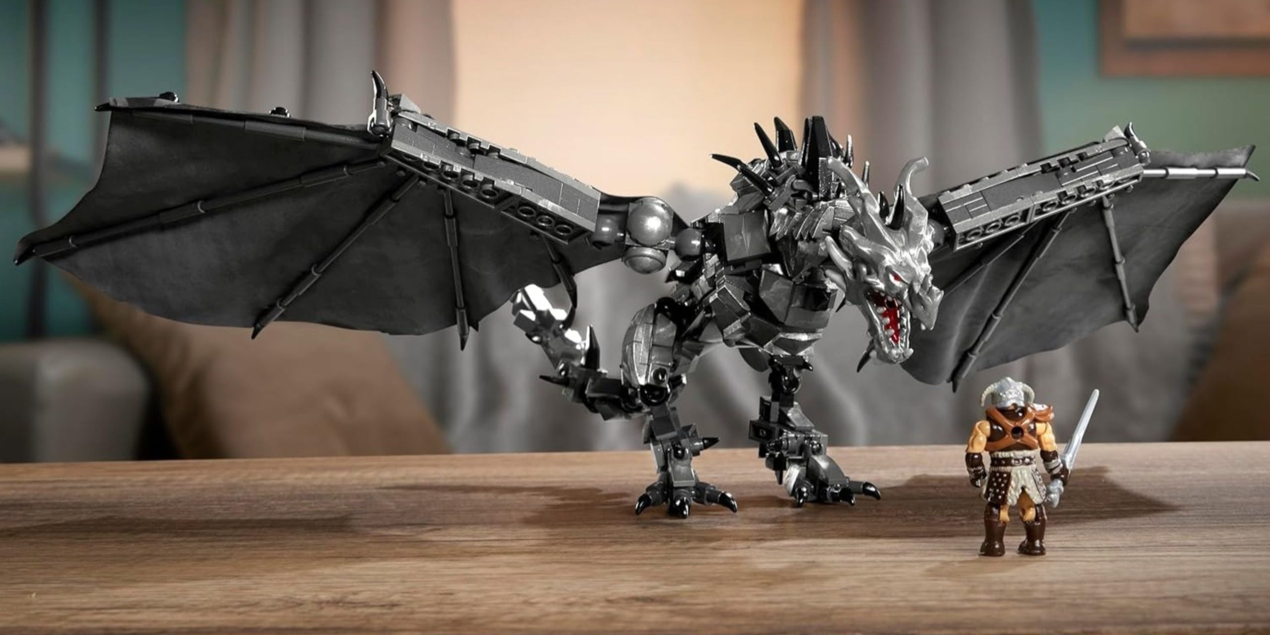 Skyrim's Alduin The World Eater Mattel Mega Set Revealed