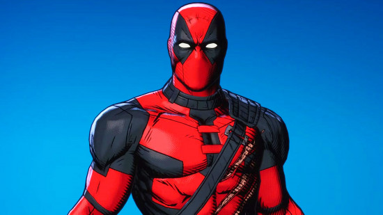 Best Fortnite skins: Deadpool in his red and black suit