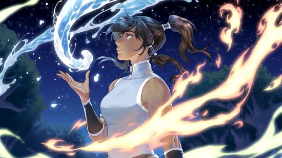 Airbender Korra skin in Fortnite.