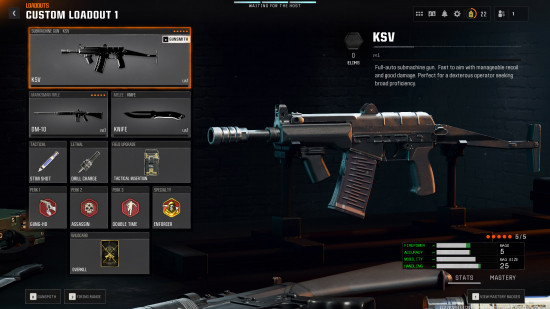 Black Ops 6 KSV class setup: the KSV and its best class setup