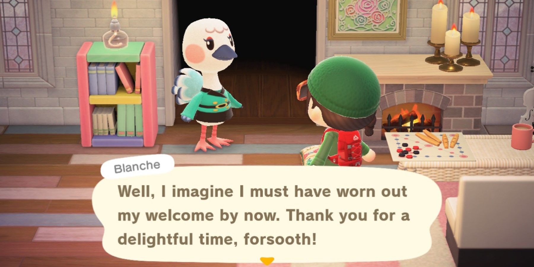 Animal Crossing New Horizons End of Visit