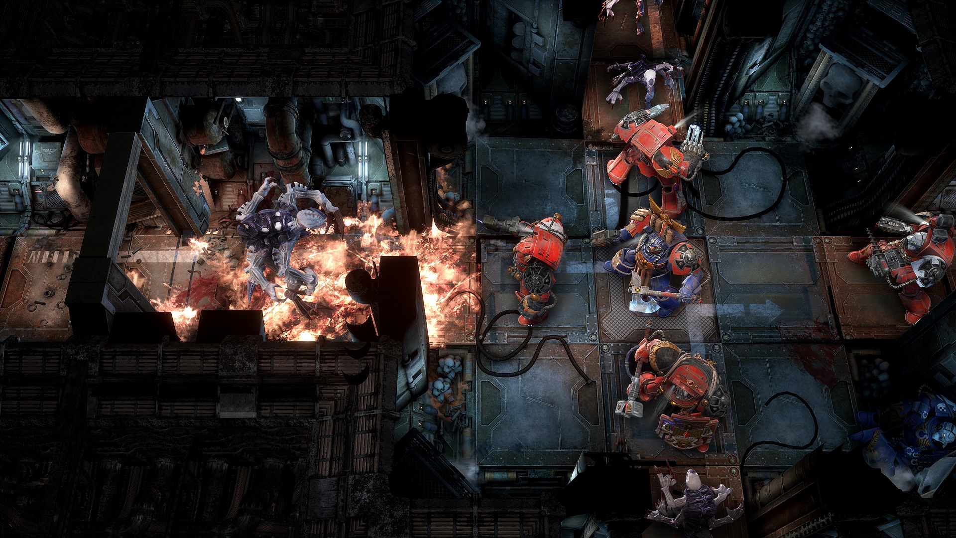 Best Warhammer 40k games: Space Marine Terminators face off against Tyranids in Warhammer 40K game Space Hulk Tactics