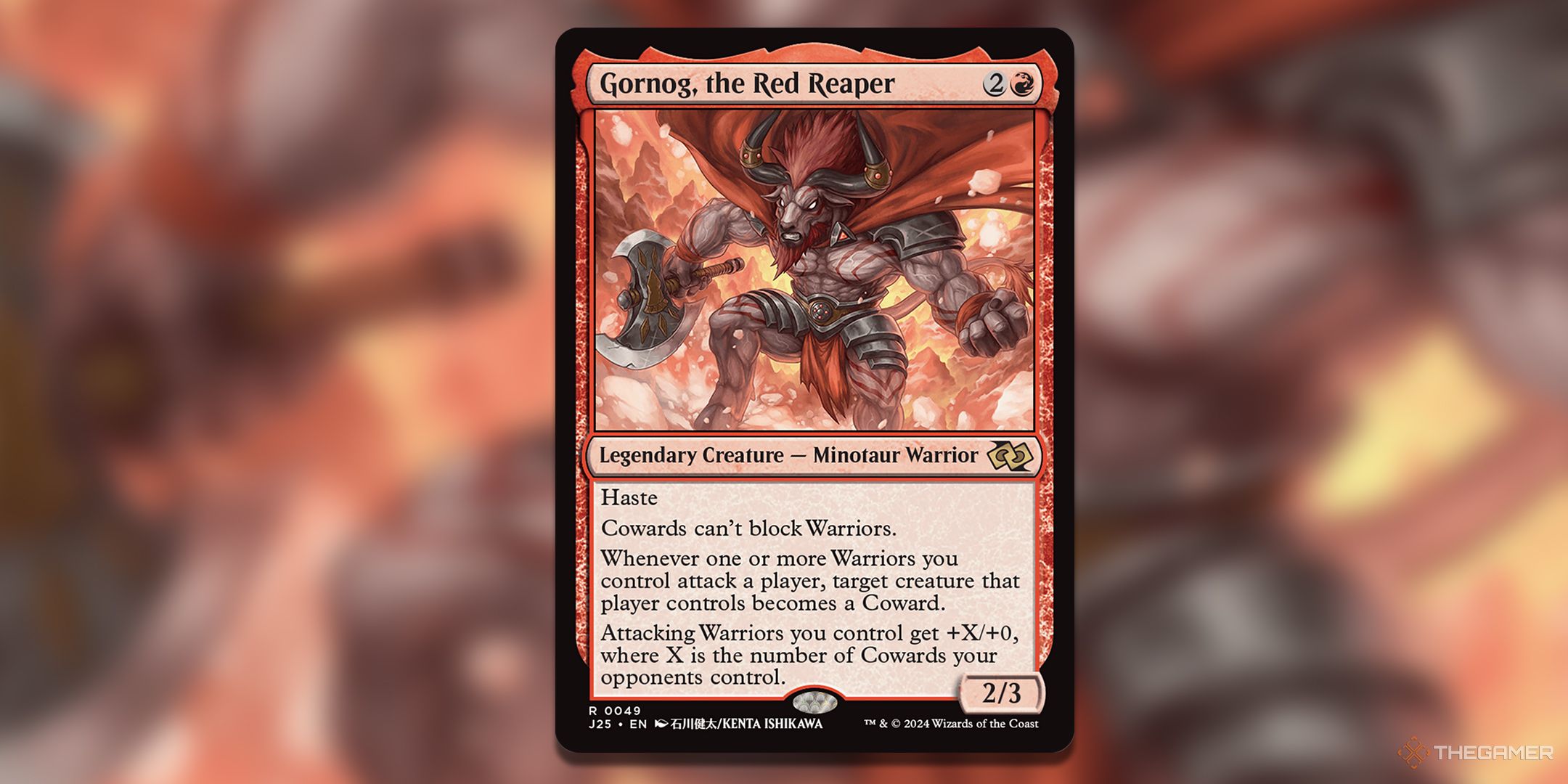 Gornog, the Red Reaper MTG Card.