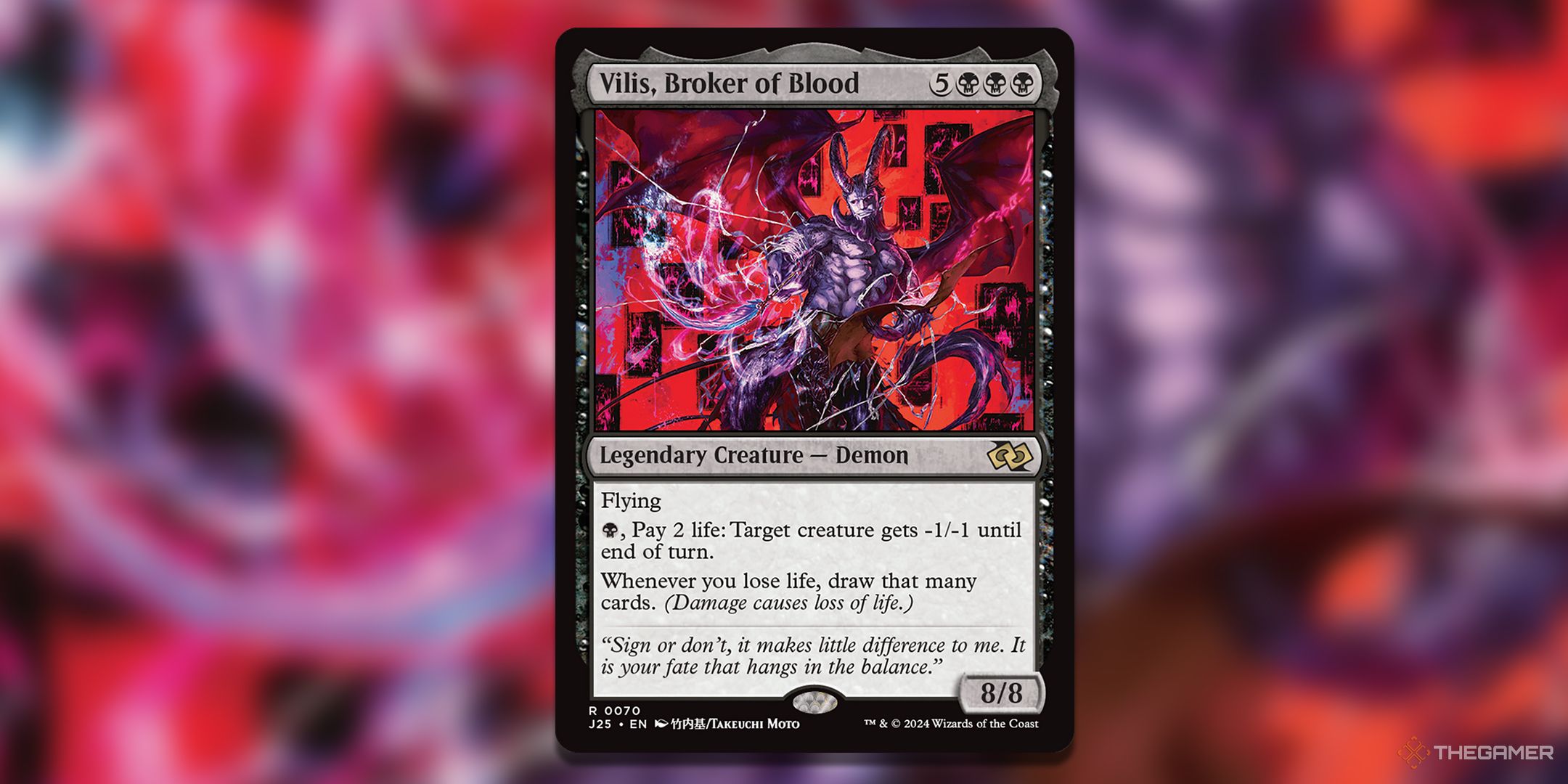 Vilis, Broker of Blood MTG Card