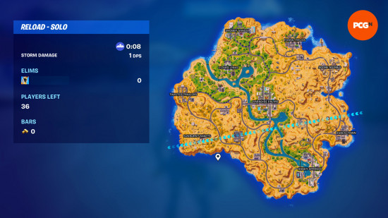 Fortnite map: Reload Oasis map