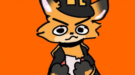 A drawing of a fox wearing a hat and jacket, promoting the channel of Fundy, one of the best Minecraft YouTubers.