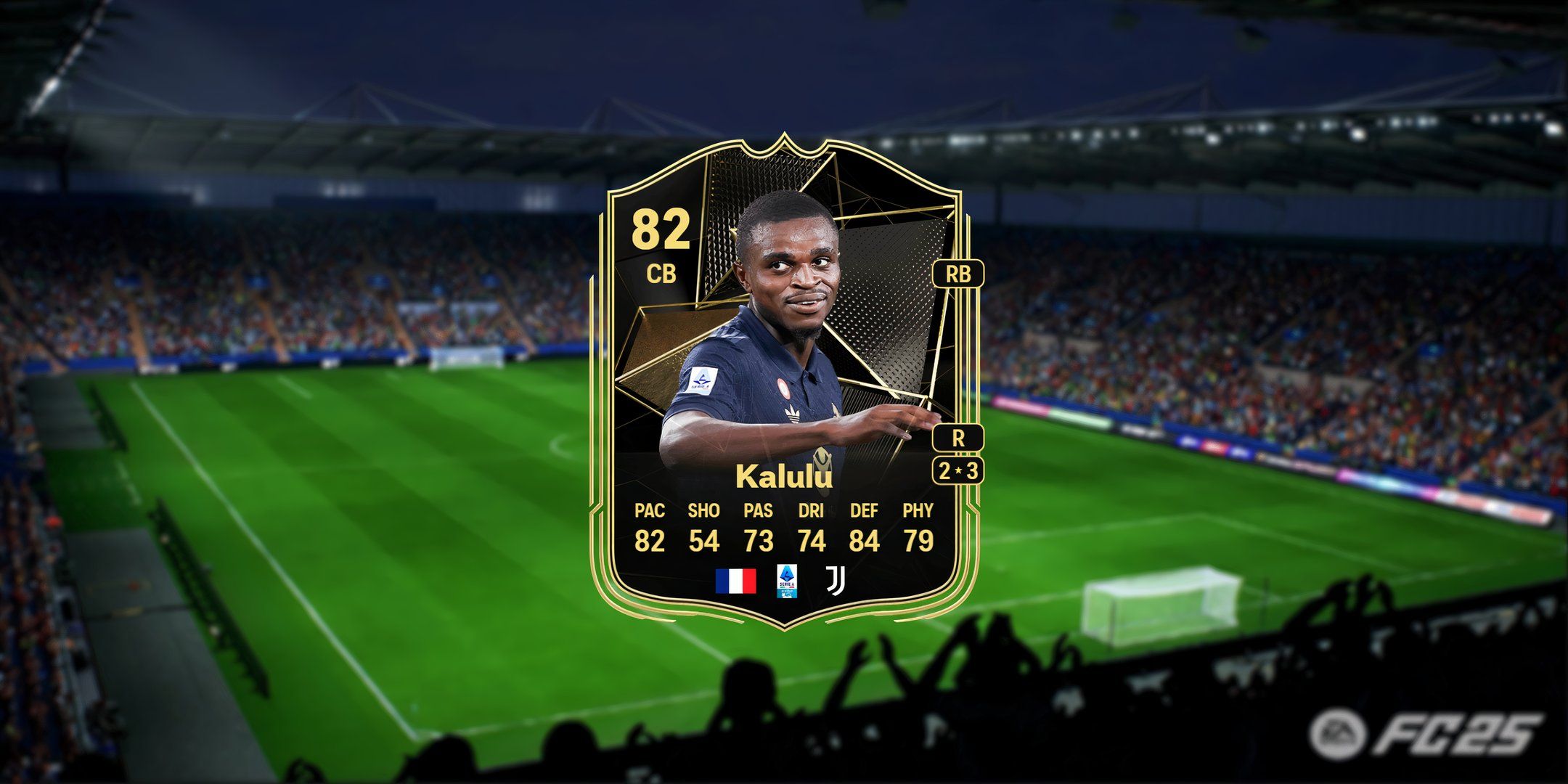 Pierre Kalulu's card in EA Sports FC 25.