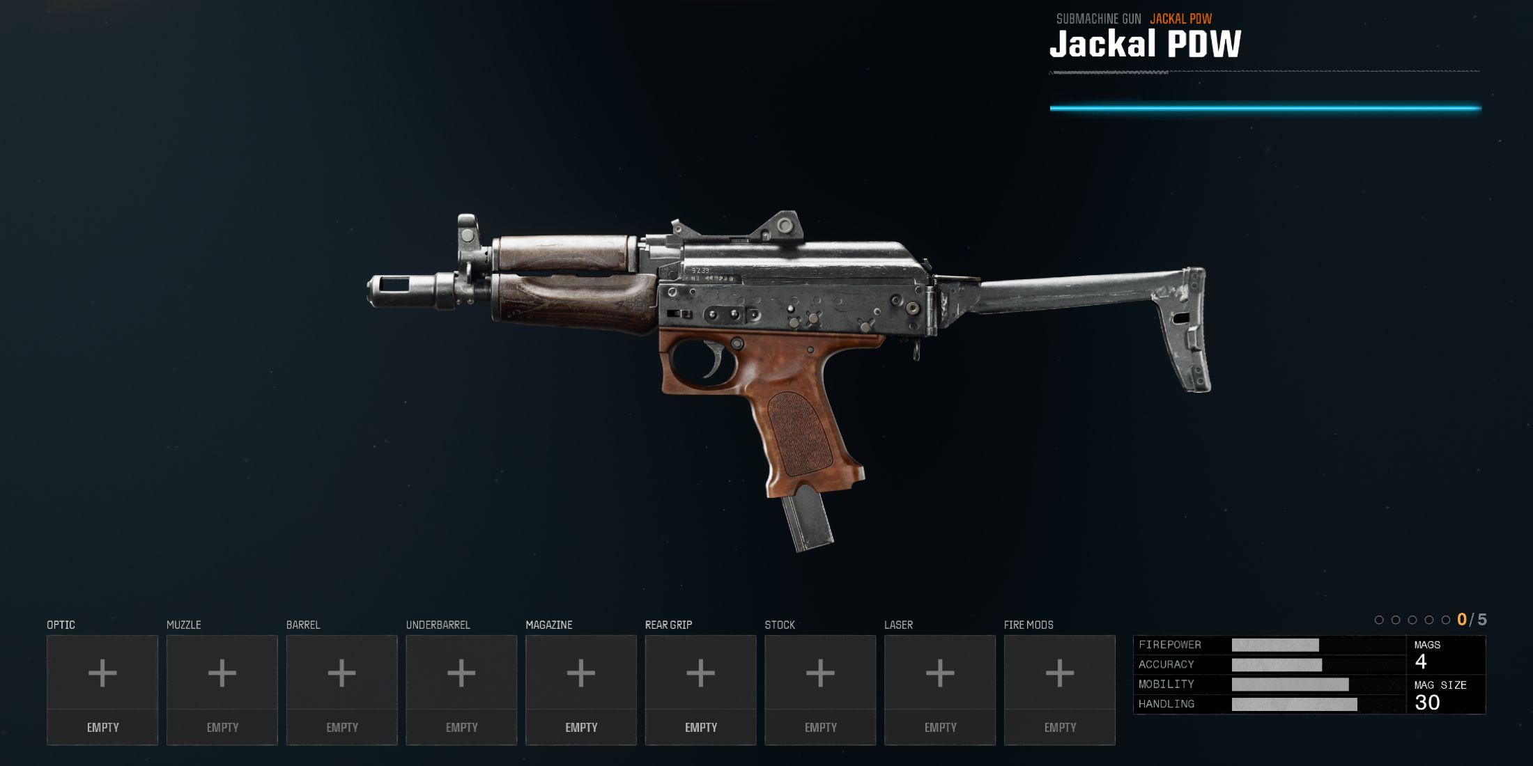 Screenshot showcasing the Jackal PDW in Black Ops 6 Multiplayer 