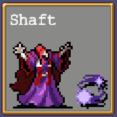 Shaft 8-bit icon in Vampire Survivors.