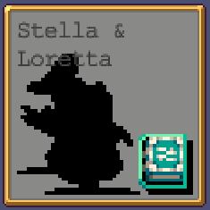 Stella/Loretta shaded icon in Vampire Survivors.