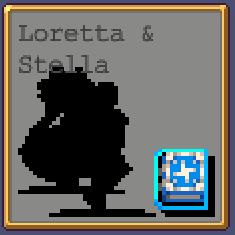 Loretta/Stella shaded icon in Vampire Survivors.