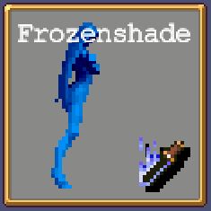 Frozenshade 8-bit icon in Vampire Survivors.