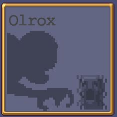 Olrox 8-bit icon in Vampire Survivors.