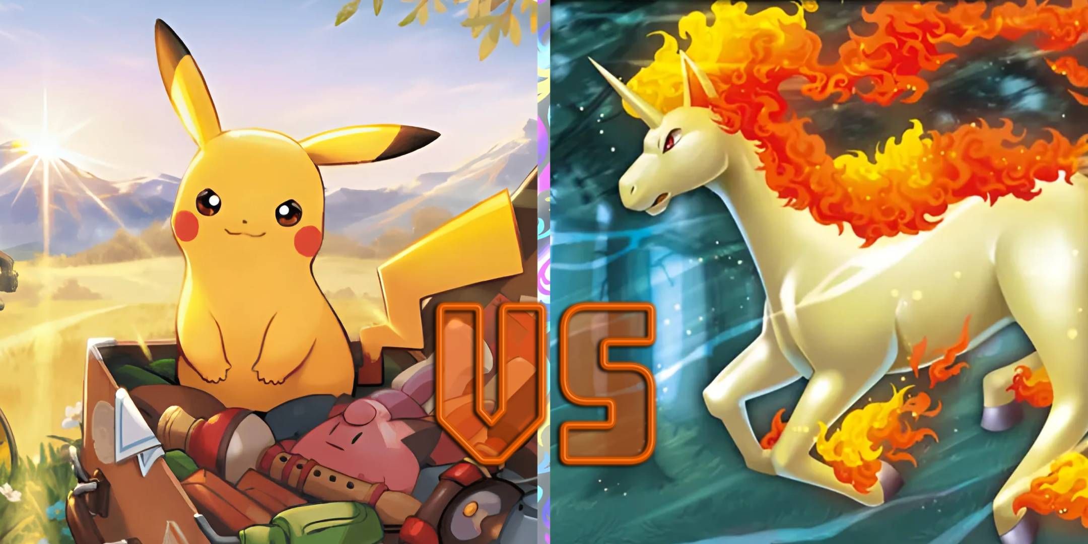 Pikachu vs Rapidash