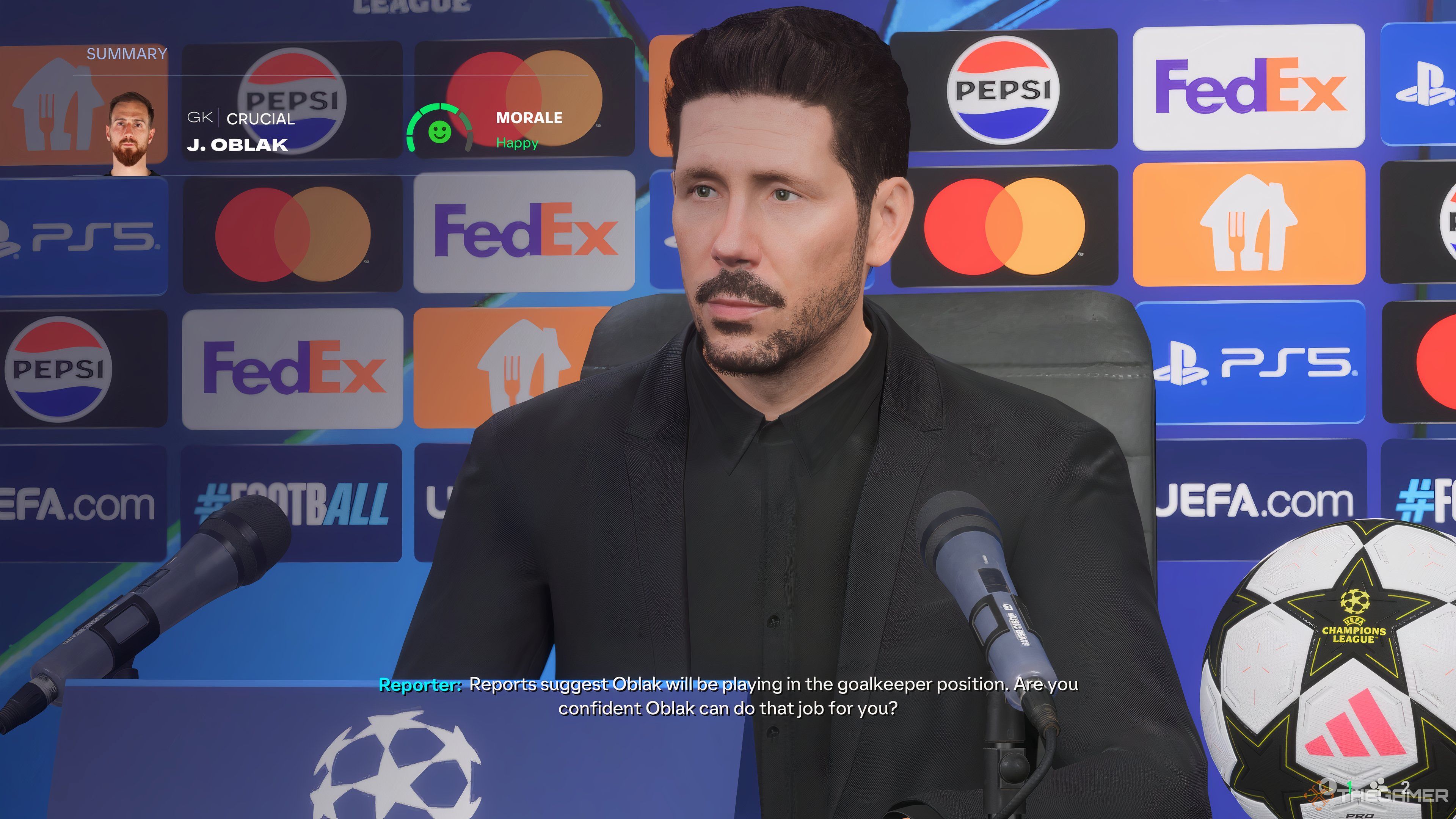 A screenshot of Digeo Simone in EA Sports FC 25. 