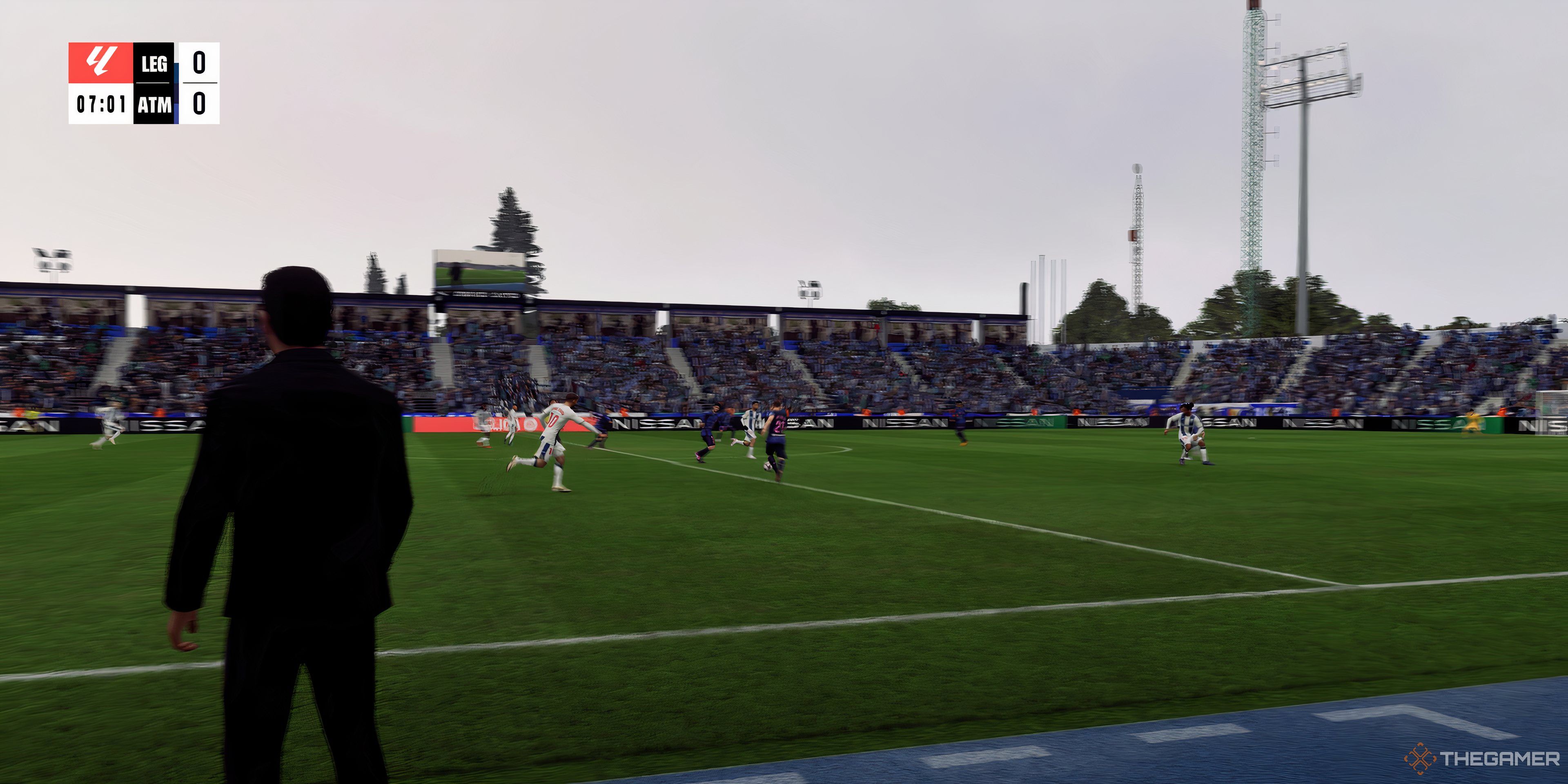 A screenshot of the gameplay from EA Sports FC 25. 